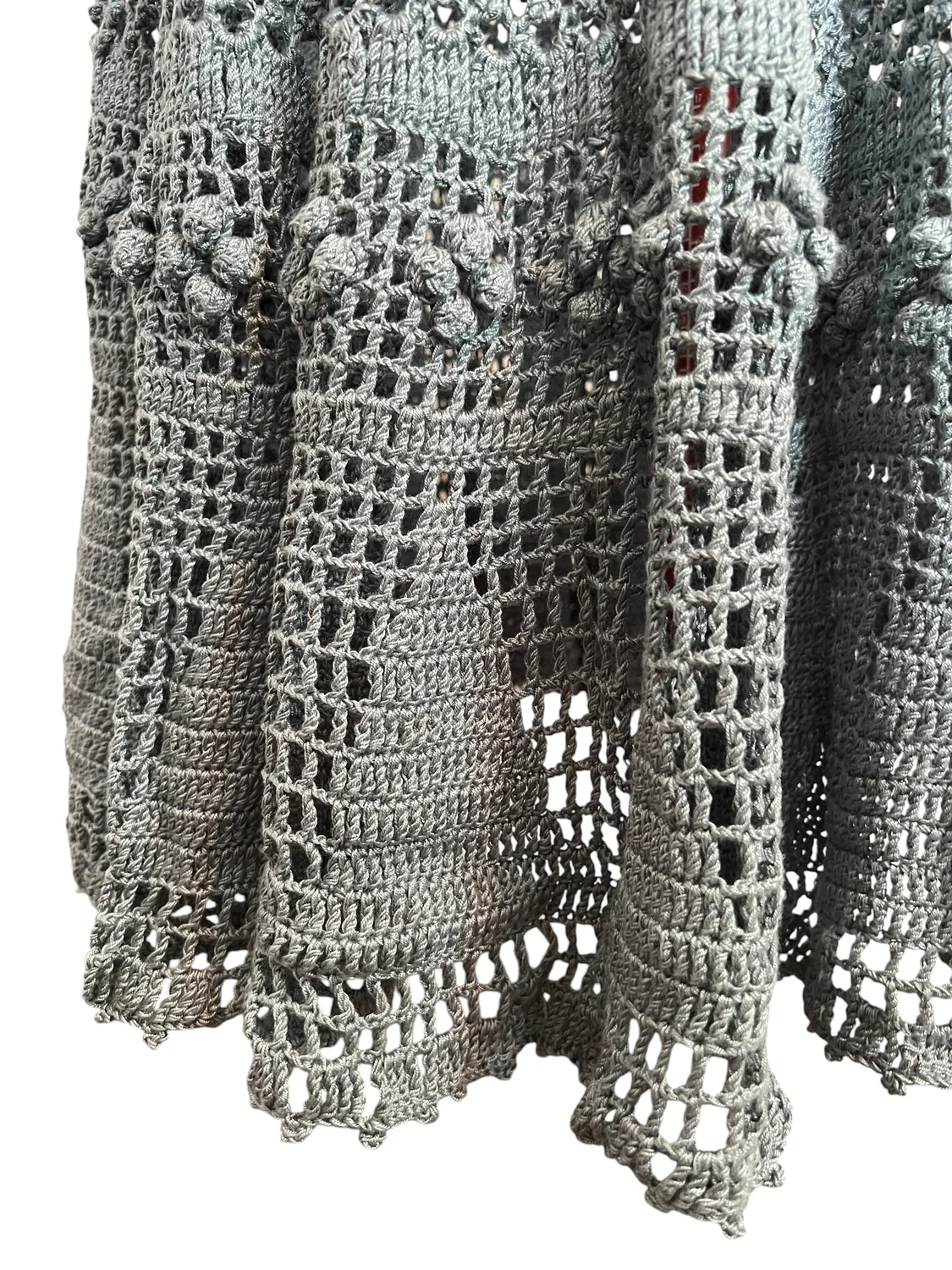 Sage Lace Crochet Dress — view 4