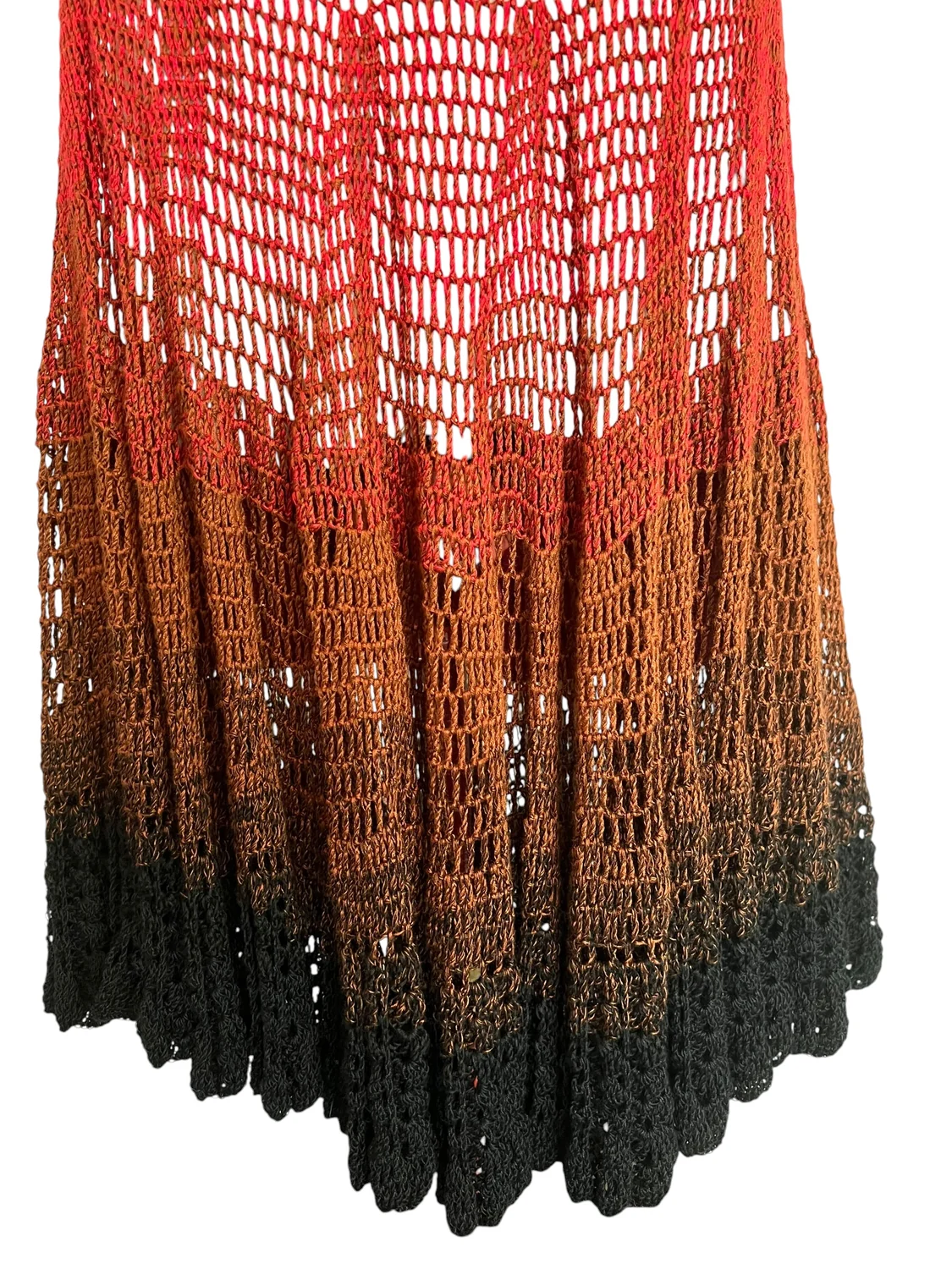 Sunset Ombre Crochet Tunic — view 5