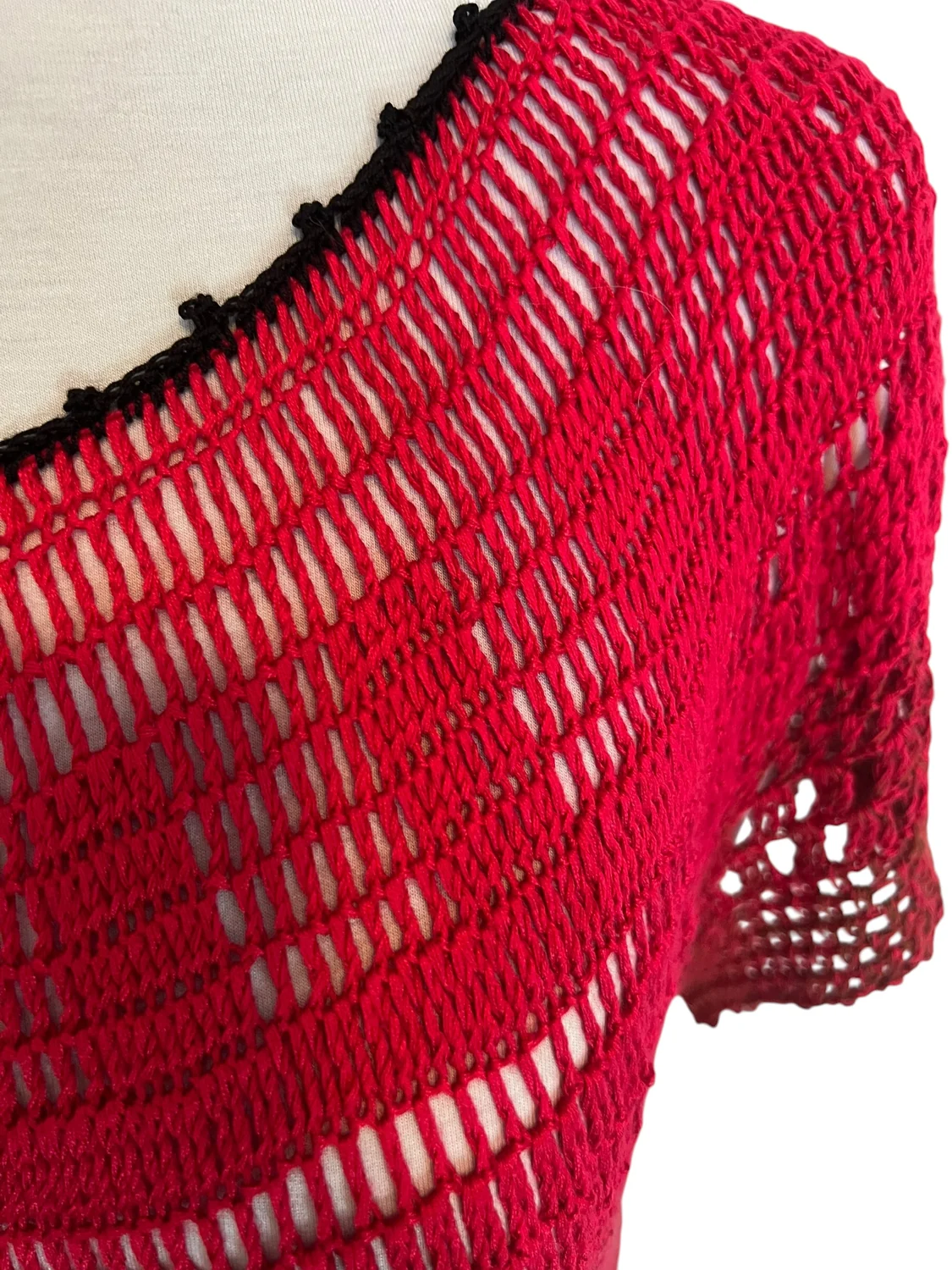 Sunset Ombre Crochet Tunic — view 6