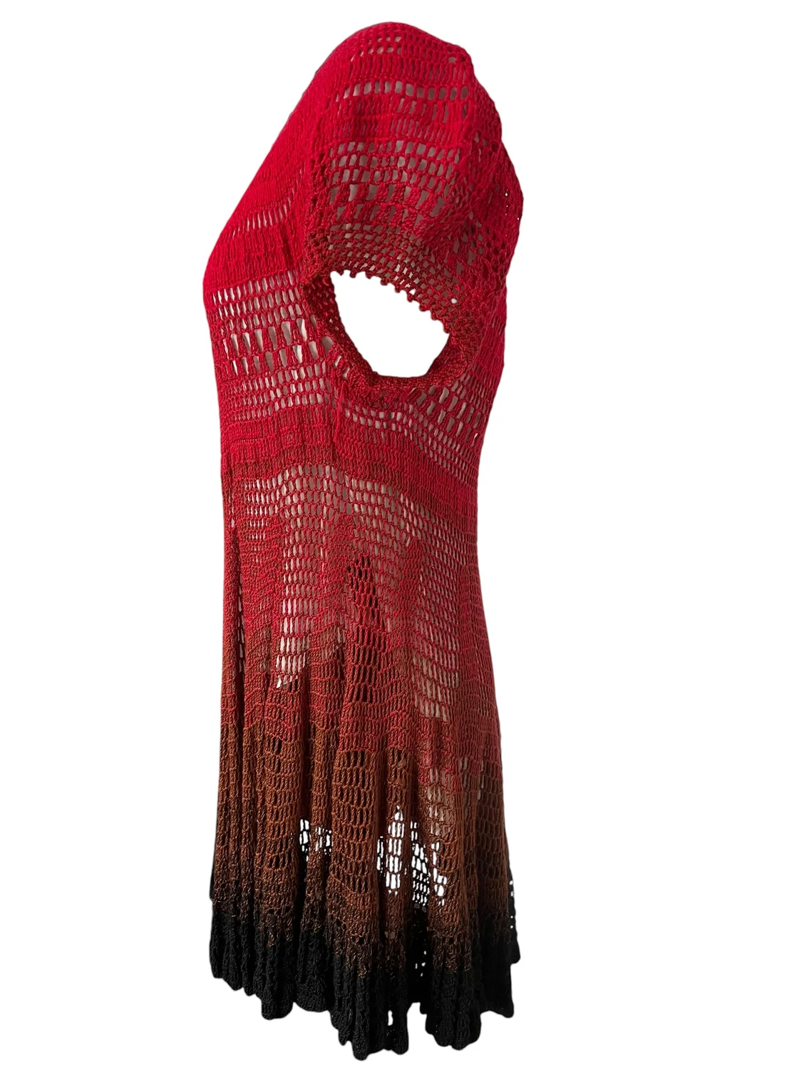 Sunset Ombre Crochet Tunic — view 4