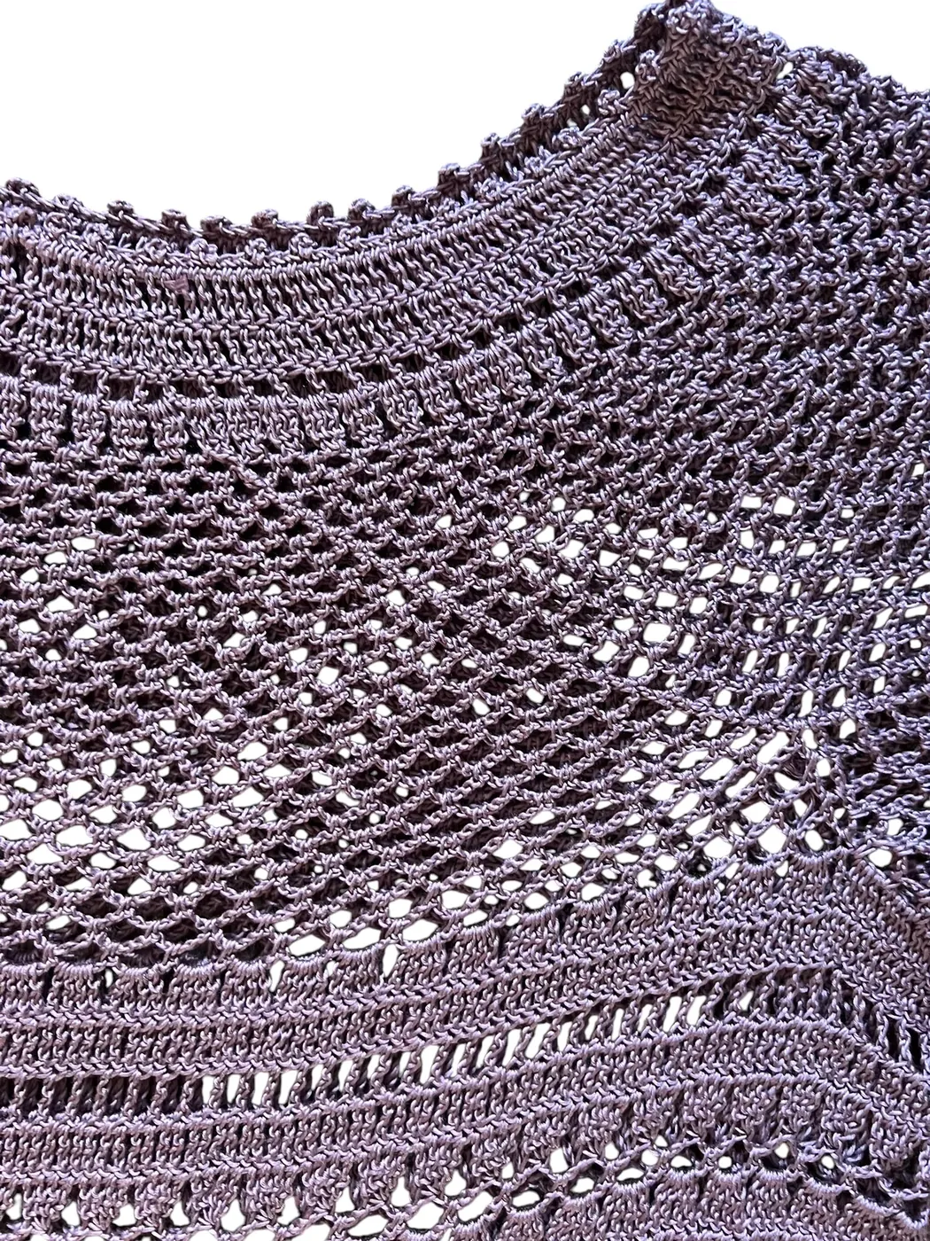 Lilac Lace Crochet Dress — view 4