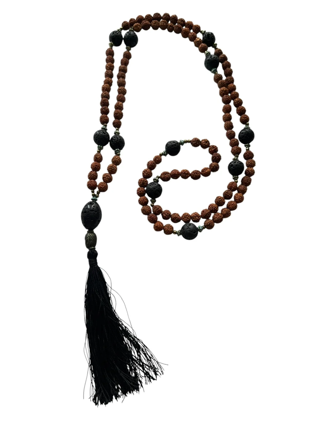 Rudraksha & Lava Mala — view 2