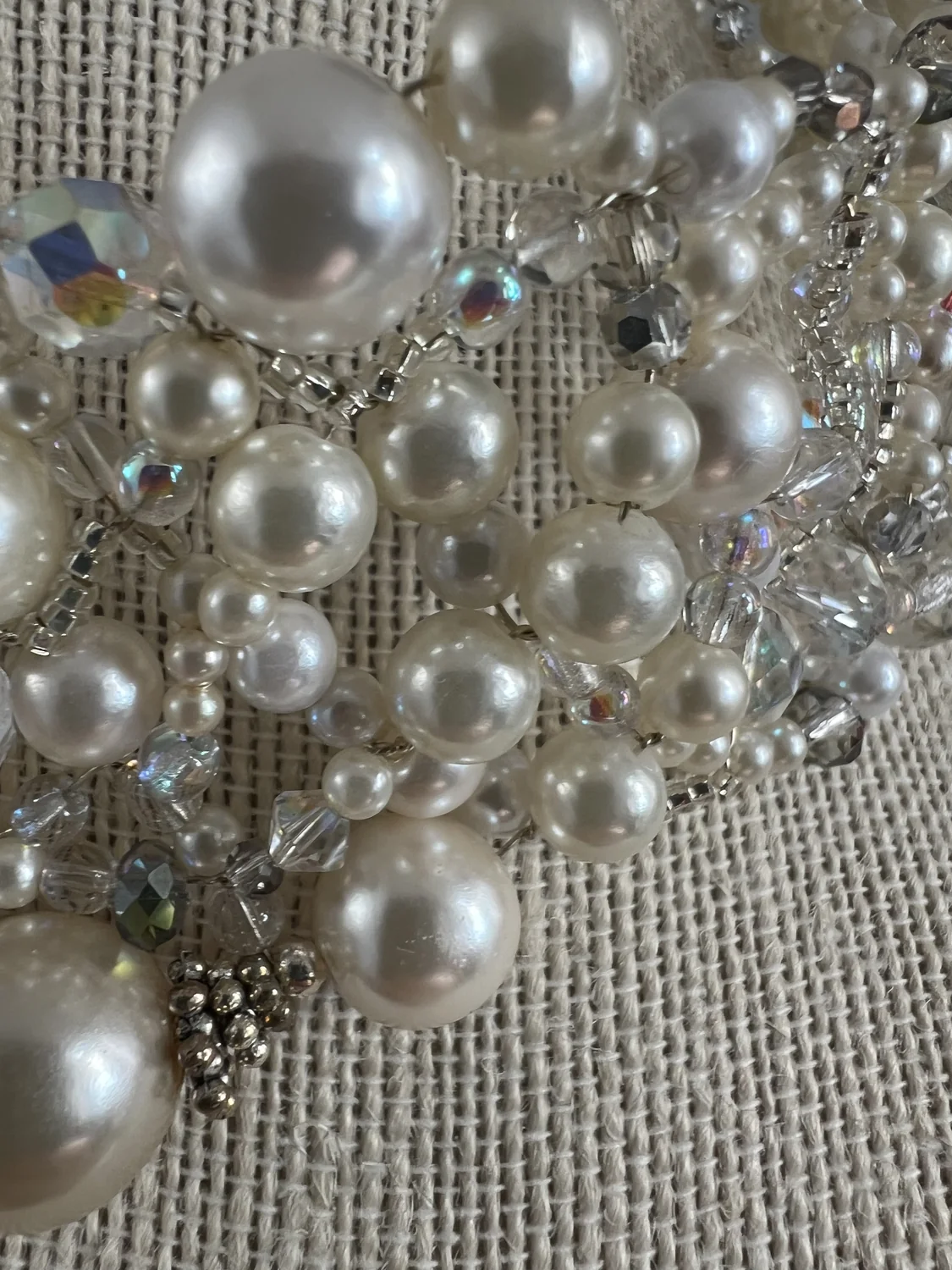 Pearl & Crystal Statement Choker — view 4