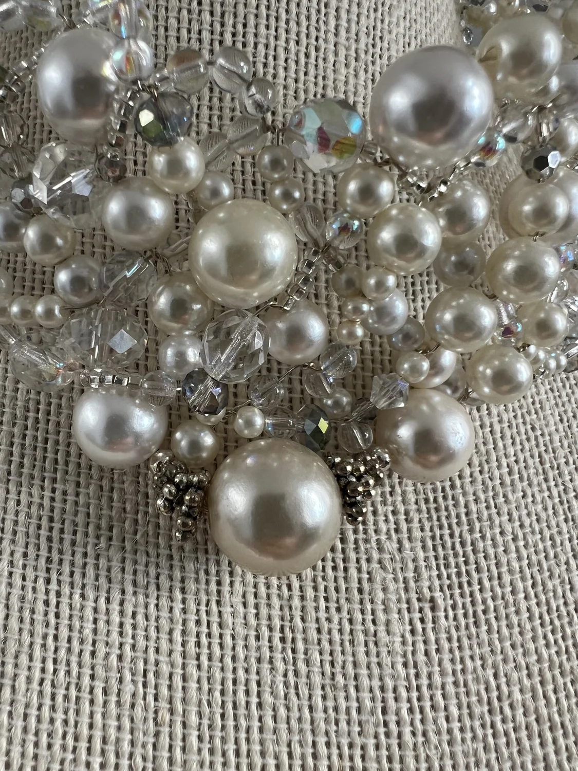 Pearl & Crystal Statement Choker — view 5