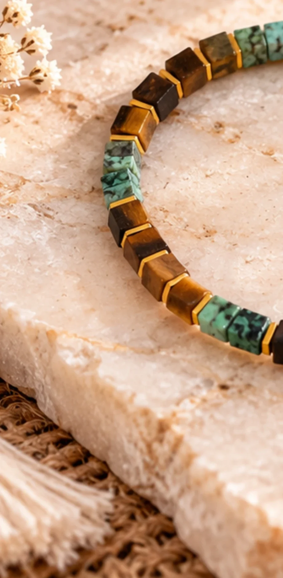 Tiger Eye & Turquoise Bracelet — view 3