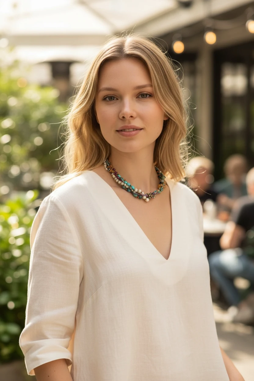 Handmade turquoise gemstone jewellery by Leila's